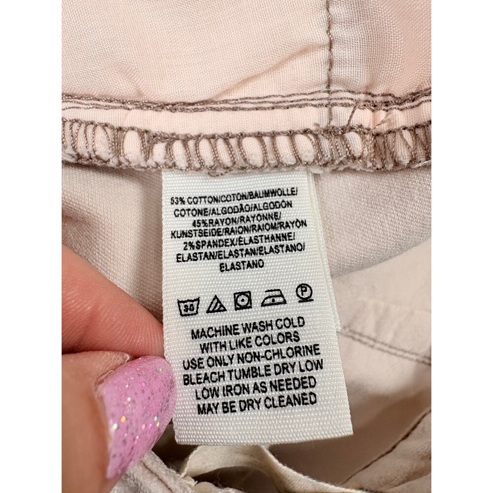 Free People Sweet Jane Velvet Pants 25 Champagne Straight Leg Boho Glam - Picture 12 of 13